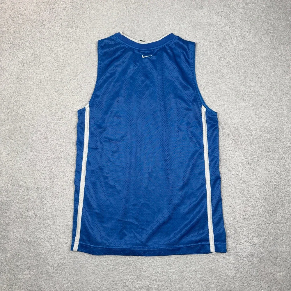 Vintage Nike Team NBA Basketball Jersey‎ Mens XL Royal Blue Mesh Sleeveless Top